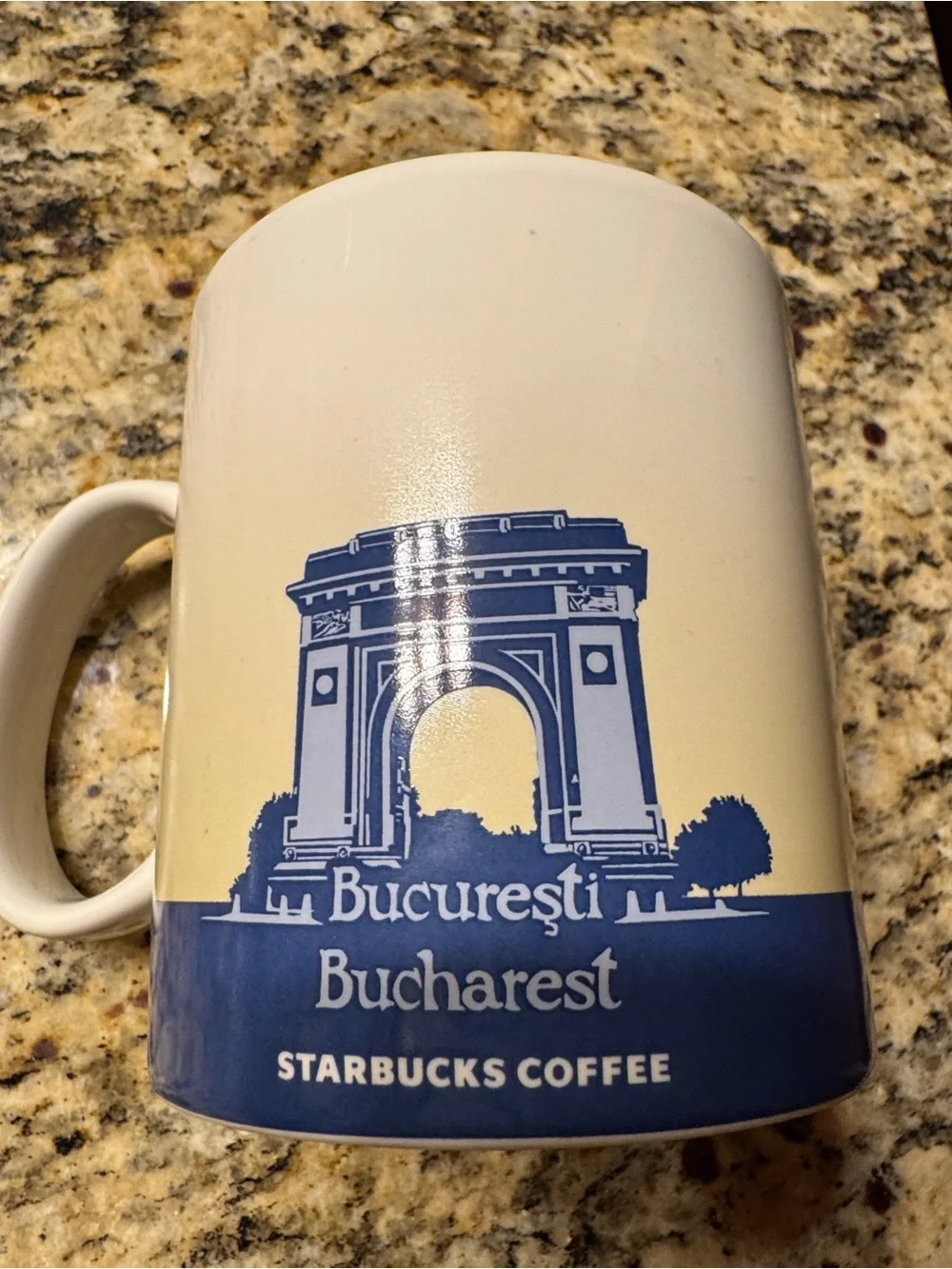Starbucks Bucharest coffee mug from the